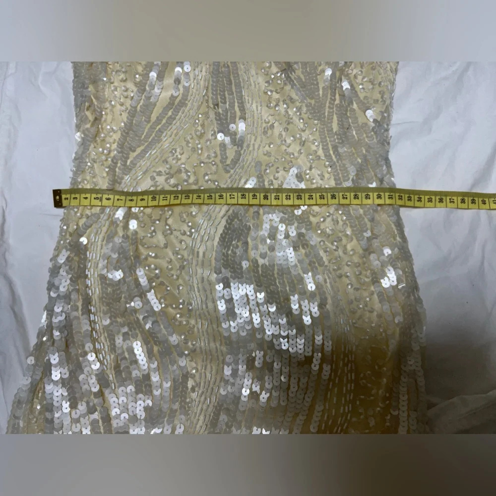 Sequin Lace Midi Dress Size 2 - Picture 13 of 15